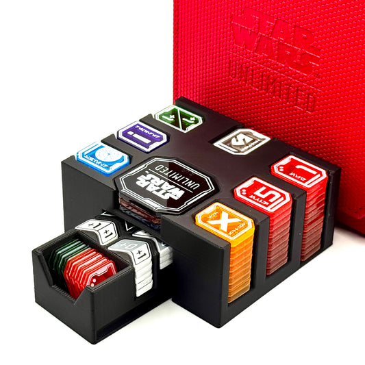 Twin Suns Token Holder for Gamegenic Premium Tokens Pro and Expansion Kit - Star Wars Unlimited - Eagle and Crown