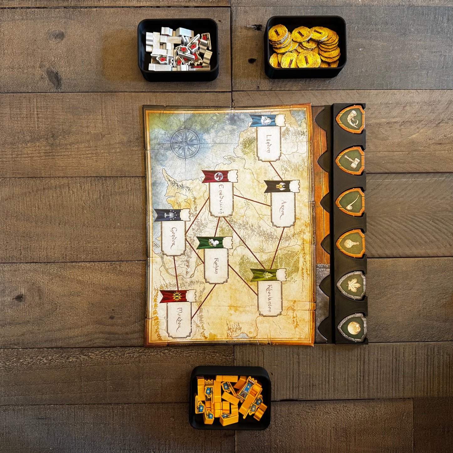 Quick Play Organizer for Lord of the Rings Duel for Middle-Earth - Eagle and Crown