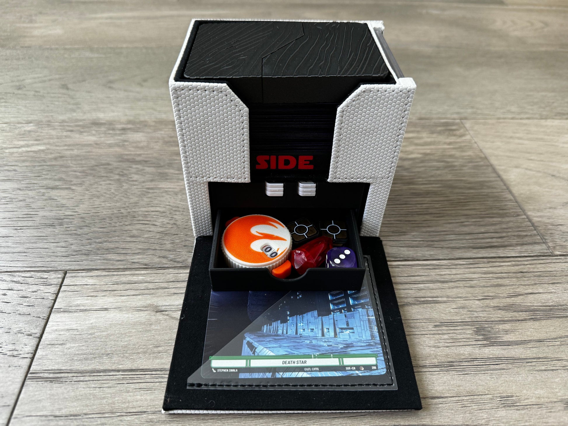 Token and Accessories Holder for Gamegenic Tokens and Gamegenic Star Wars Unlimited Deck Pod - Eagle and Crown